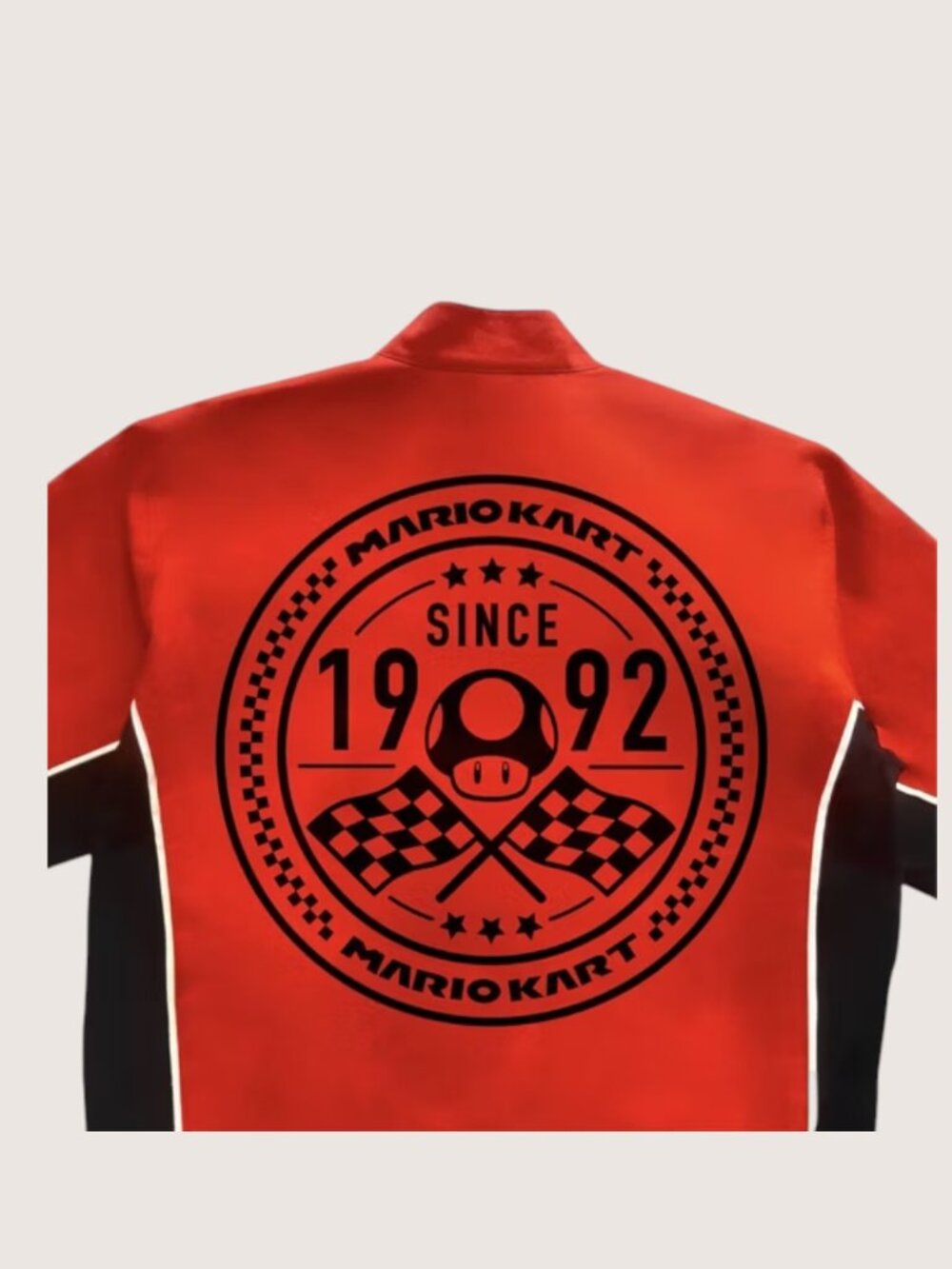 Mario Kart Canvas Racing Jacket Red - Picture 4 of 4